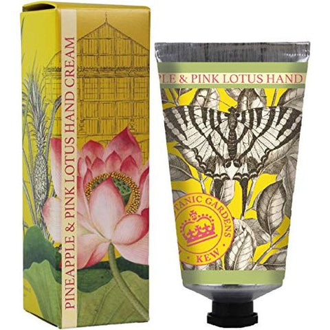 Royal Botanical Gardens, Kew Pineapple & Pink Lotus Hand Cream, 75mls