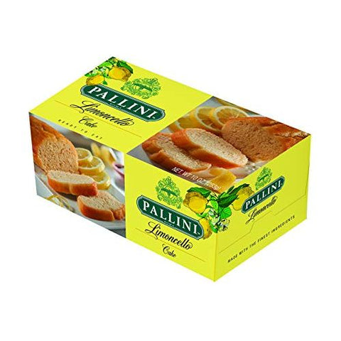 Pallini Limoncello Loaf Cake, 10 oz, Authentic Limoncello -Infused Dessert, Ready-to-Serve, Certified Kosher Dairy