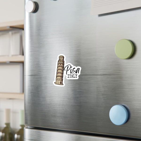 The Leaning Tower of Pisa Sticker Italy Travel Camp Decal Vinyl Small Waterproof Size 4".
