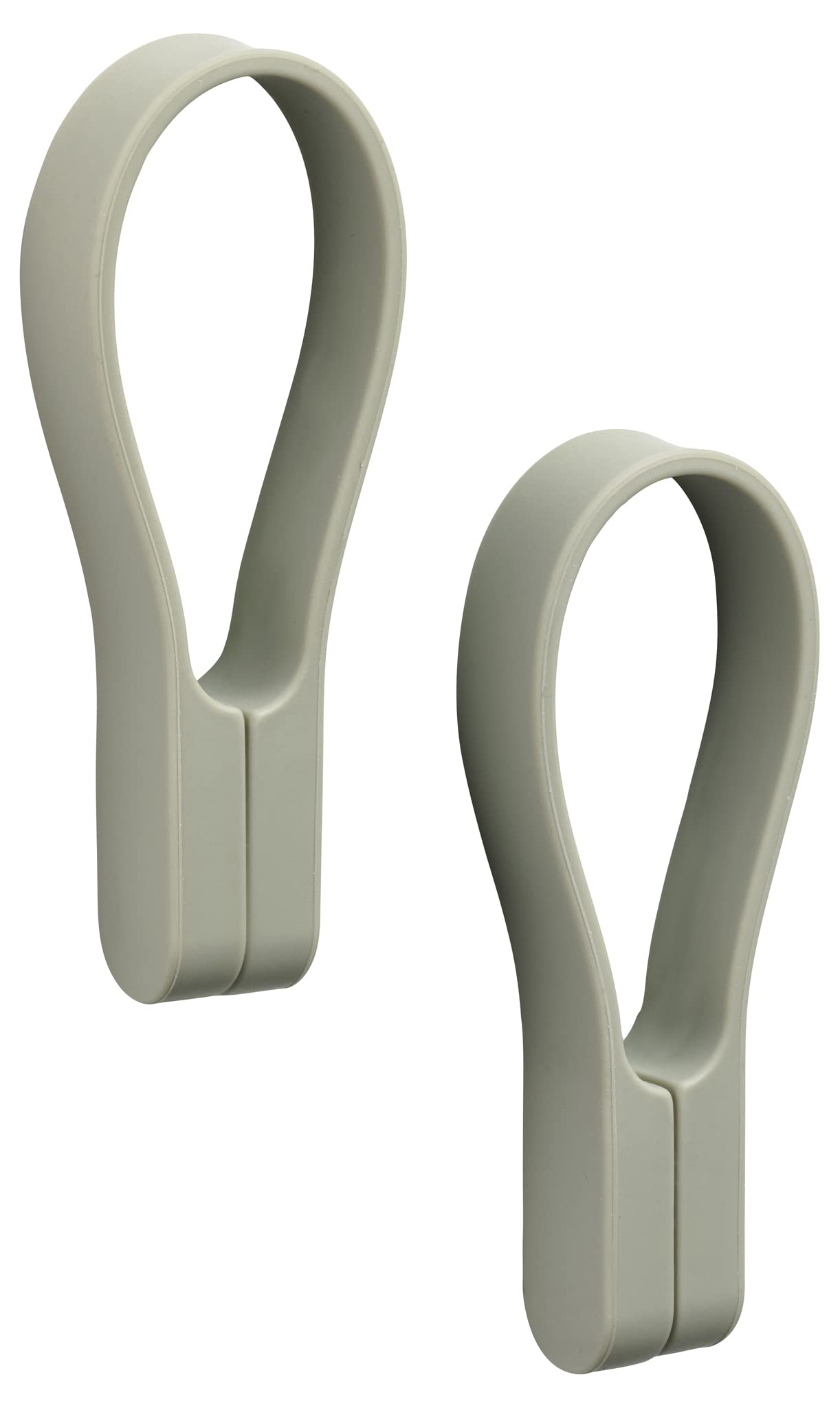 Zone Denmark Loop Towel Clip, Towel Hanger, Magnetic Towel Clips for Towels and Tea Towels, Eucalyptus 3.54 inch Pack of 2