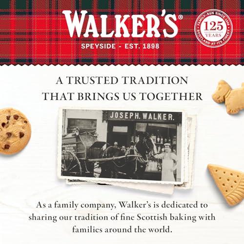 Walker’s 2024 Advent Calendar with Shortbread Cookies from Scotland - 28 Count (10.4 oz) - Limited Edition Cookie Box with Christmas Cookies in Various Shapes and Flavors