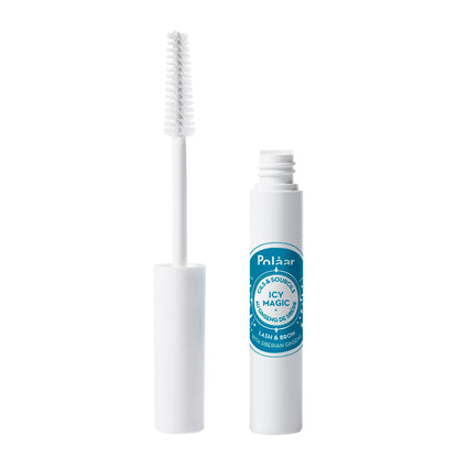 Polåar - Icy Magic Eyelash and Brow Care with Siberian Ginseng - Eyelash Treatment and Growth Serum - Volume and Length - 99% Natural, Vegan, Cruelty Free, Made in France, Fragrance Free - 0.2 Fl Oz