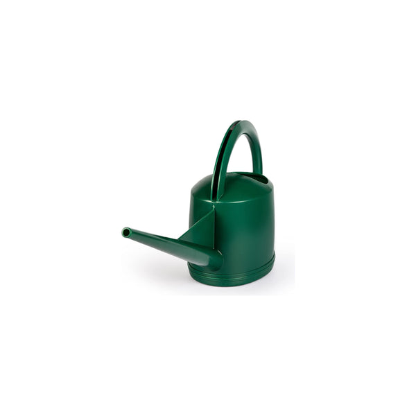 Consolidated Plastics Durable Swiss Watering Can with UV Protection, Ergonomic Handle for Indoor/Outdoor Gardening, Made in Switzerland (5 Liter, Green).