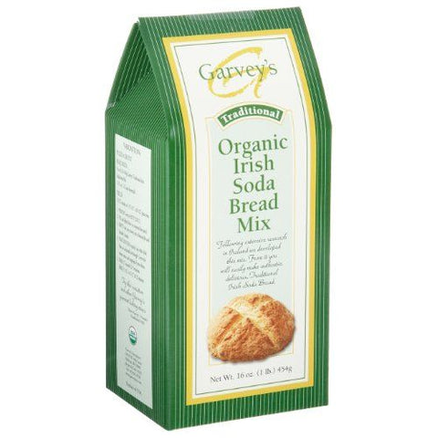 Garvey's Organic Traditional Irish Soda Bread Mix, 16-Ounce Box, 102165-1.