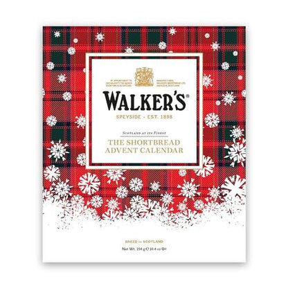 Walker’s 2024 Advent Calendar with Shortbread Cookies from Scotland - 28 Count (10.4 oz) - Limited Edition Cookie Box with Christmas Cookies in Various Shapes and Flavors