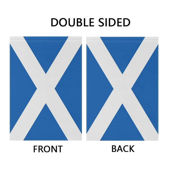 Scotland Garden Flags 12 x 18 Inches Double Sided Vivid Color and Fade Proof.