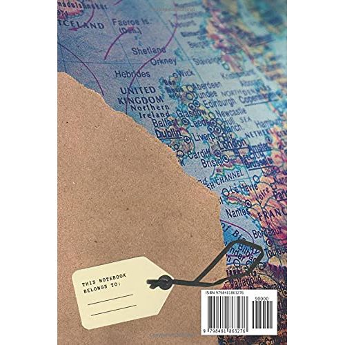 My Europe Adventures - Travel Journal: Adventure notebook for your Europe vacation stay. Write down your adventures in this travelling journal.