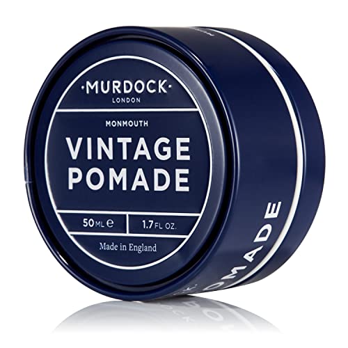 Murdock London Vintage Pomade | Classic, Ultra-Slick Finish with Strong Hold | Made in England | 1.76 oz.