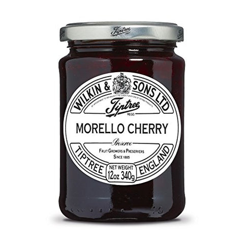 Tiptree Morello Cherry Preserve, 12 Ounce Jar.