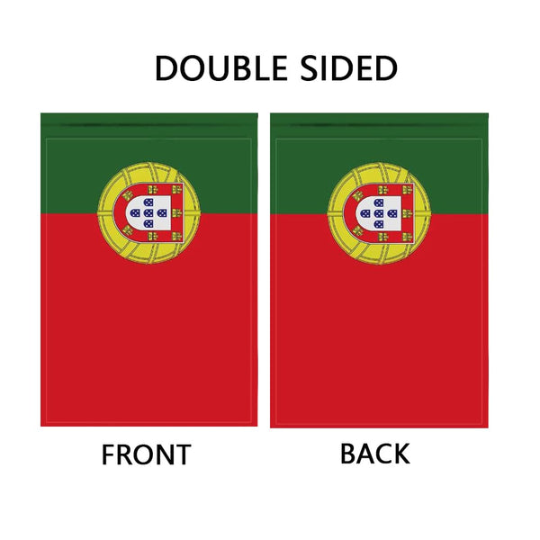 Portugal Garden Flags 12 x 18 Inches Double Sided Vivid Color and Fade Proof Small.