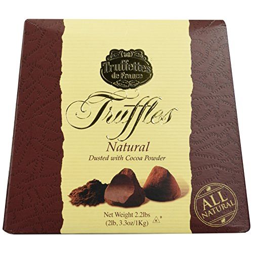Chocmod Truffettes de France 2.2lbs (1Kg) All Natural Truffles in a Elegant Gift Box
