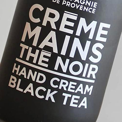 Compagnie de Provence Luxury Hand Cream - Black Tea - 10 Fl Oz Glass Pump Bottle