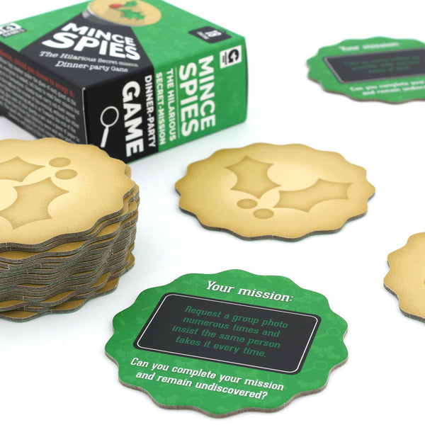 Mince Spies Christmas Coaster Party Challenges - The European Gift Store