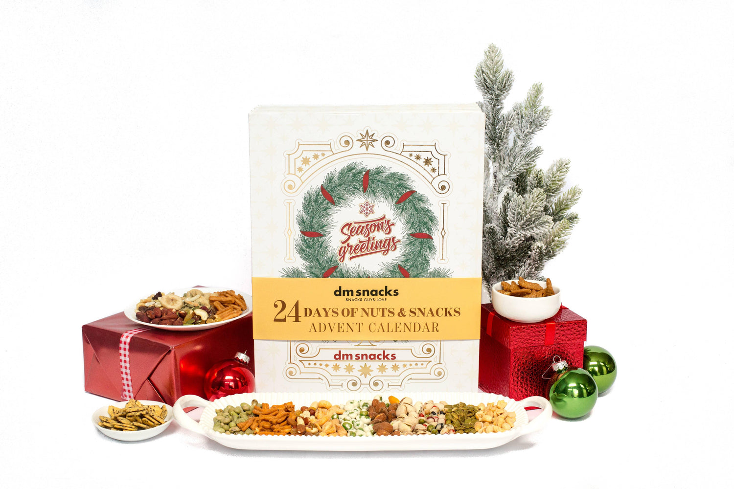 24 Days of Nuts &amp; Snacks Holiday Advent Calendar