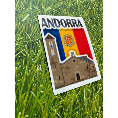 Andorra Vinyl Decal Sticker - The European Gift Store