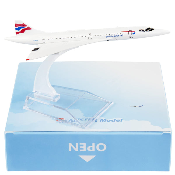 Busyflies Model Airplane 1:400 Diecast Airplanes Model Aircraft Metal BRITISHF BVFB Plane Alloy Model for Birthday Gift.