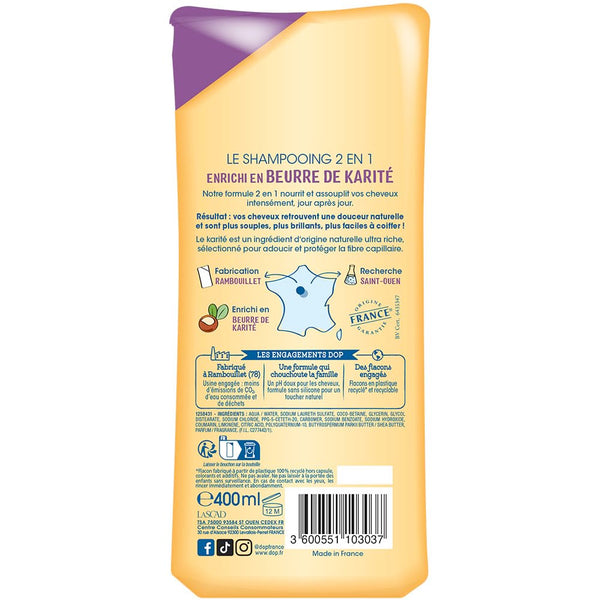 Dop Shea Shampoo for Very Dry or Curly Hair