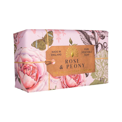 The English Soap Company, Rose & Peony Soap Bar, Anniversary Collection 200g