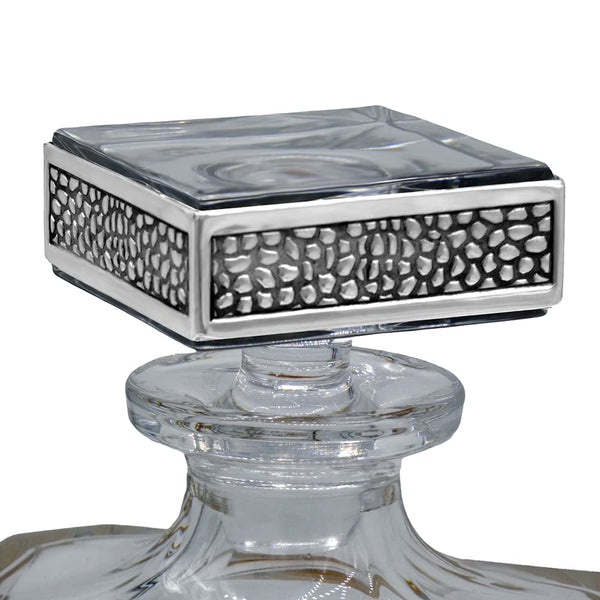 English Pewter Company 650ml Manhattan Decanter with Pewter Base and Lid [DEC011].