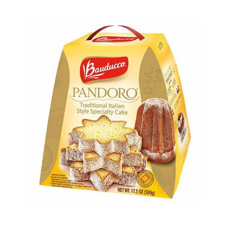 Bauducco Pandoro - Light and Moist Specialty Cake, No Candied Fruits, Ideal for Dessert - 17.5 oz.
