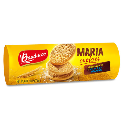 Bauducco Maria Cookies - Crispy Cookies - Perfect for Snacking, Coffee or Tea - Delicious Dessert Cookie - No Artificial Flavors or Colors - Pack of 1