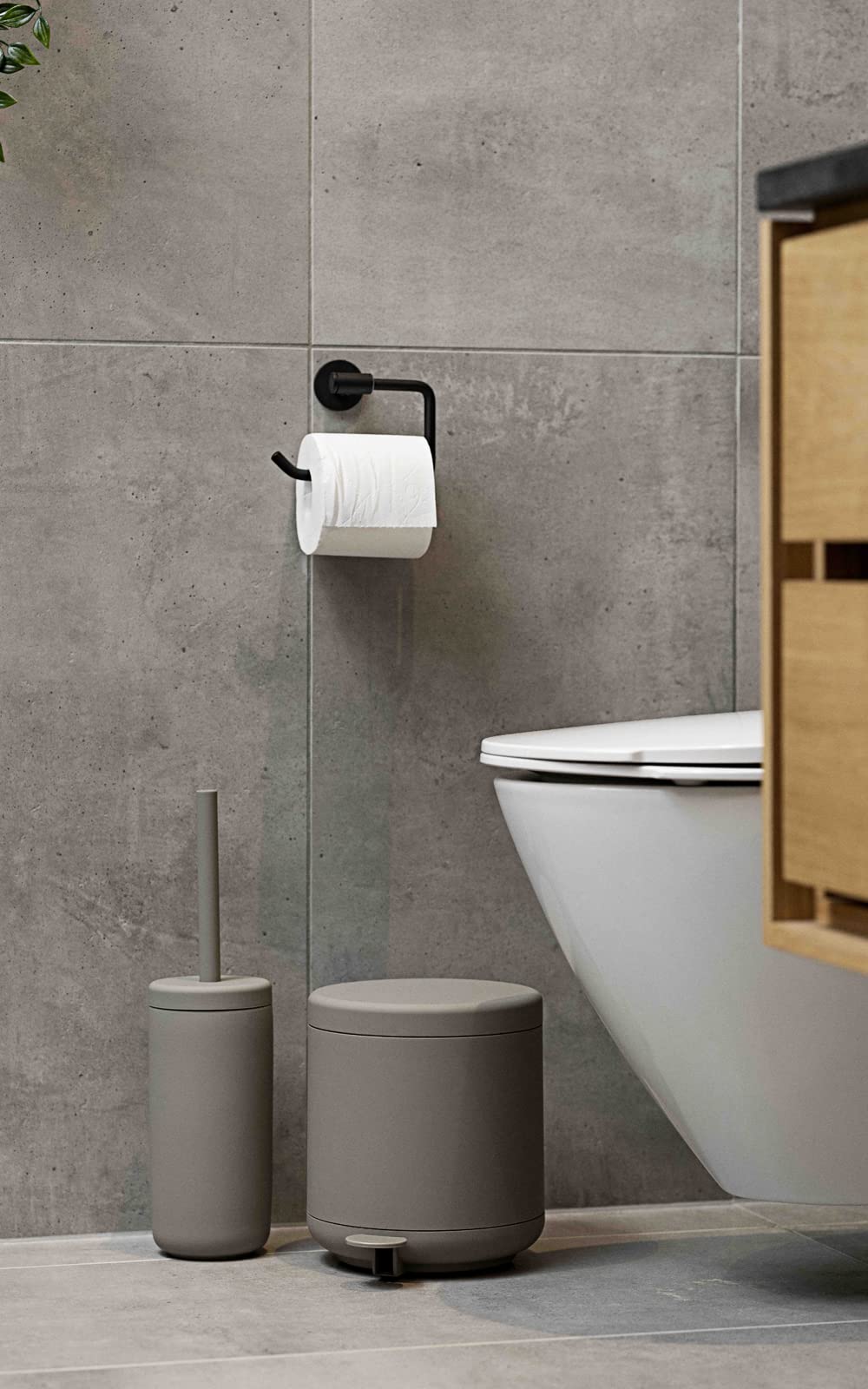 ZONE DENMARK Modern Elegance Nova Bathroom Bin, Cosmetic Bin, and Waste Bin - Sleek Design for Stylish Bathrooms and Efficient Waste Management