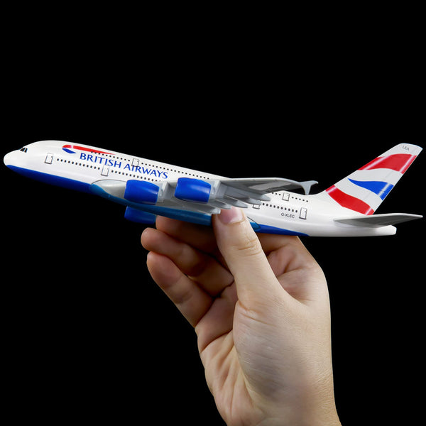 Busyflies 1:300 Scale England A380 Airplane Models Alloy Diecast Airplane Model.