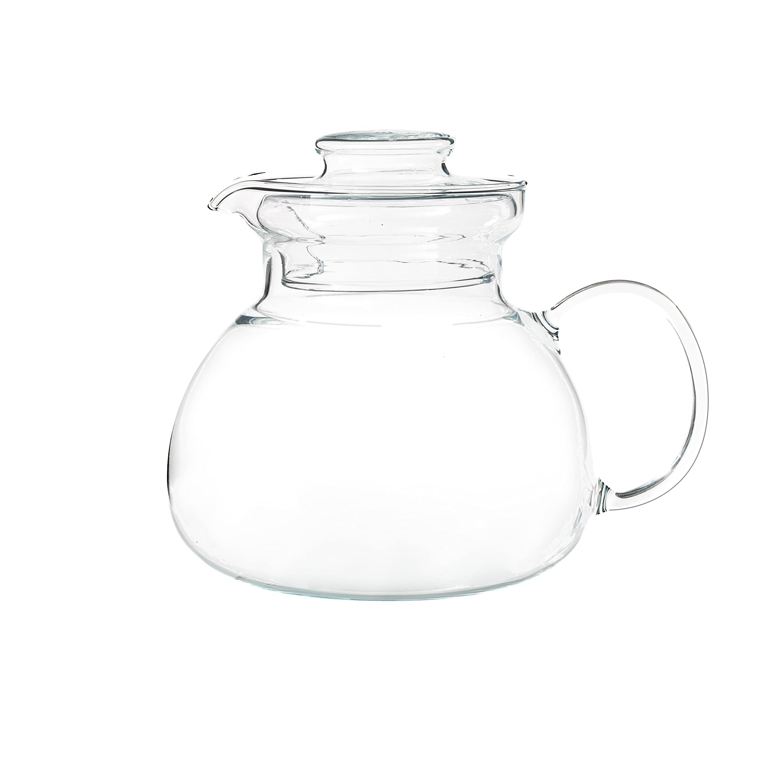 Simax Glass Teapot For Stovetop, Glass Tea Kettle For Stove Top, Tea Pots For Stove Top, Stovetop &amp; Microwave Safe Kettles, Clear Glass Tea Pot With Spout for Tea Party, 1.5 Quart/ 6 Cup Teapots