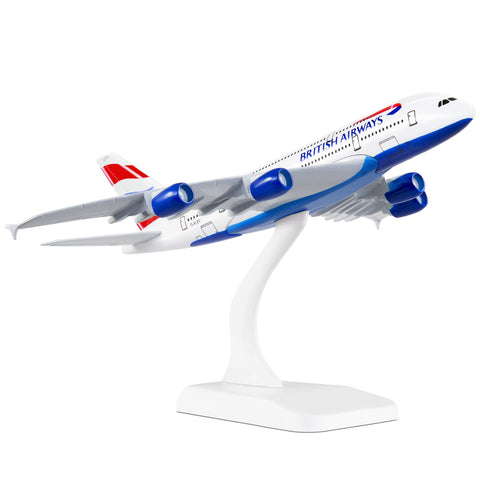 Busyflies 1:300 Scale England A380 Airplane Models Alloy Diecast Airplane Model.