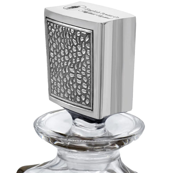 English Pewter Company 650ml Tall Manhattan Decanter with Pewter Base and Lid [DEC012].