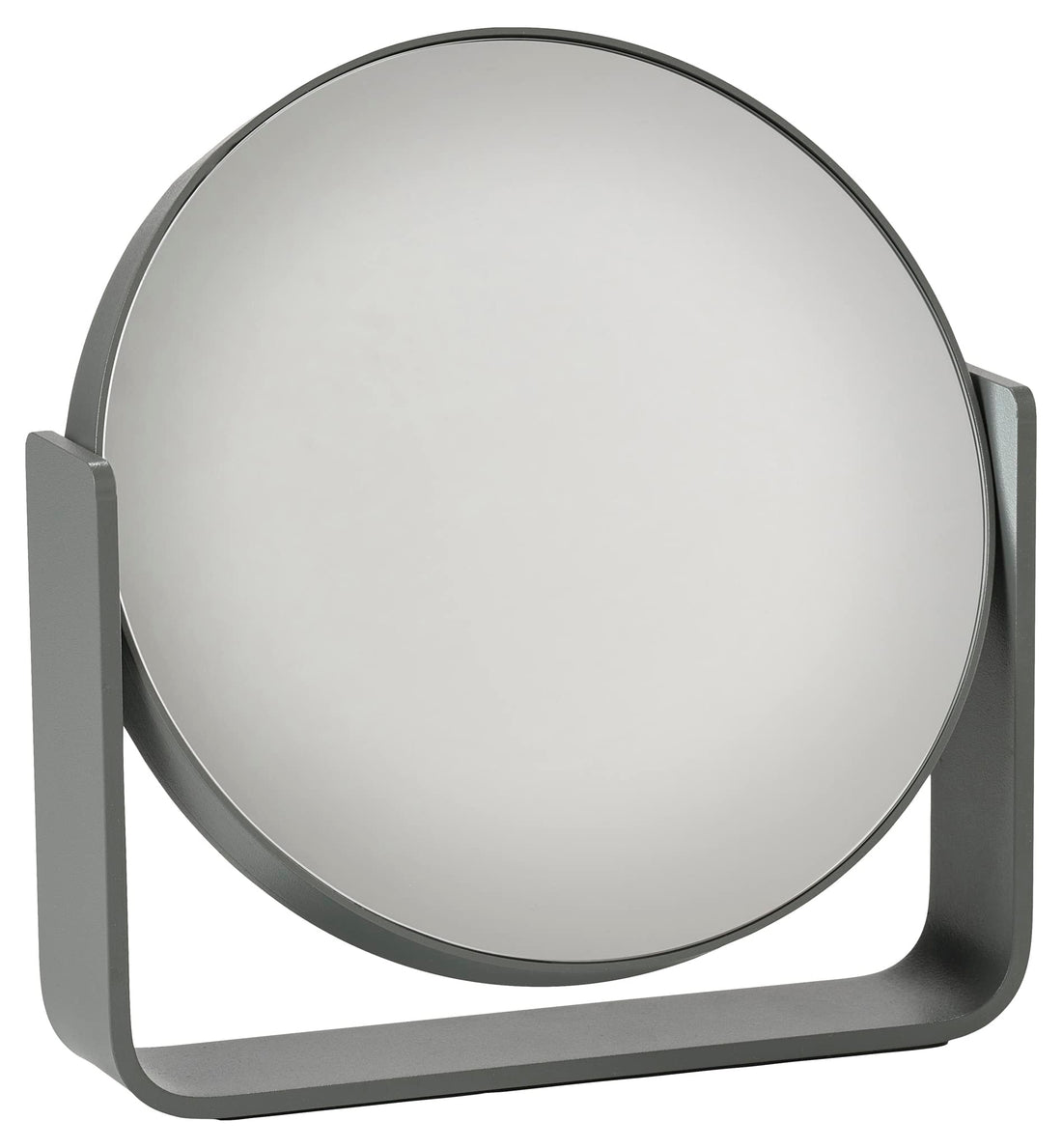 Zone Denmark Ume Table Mirror - Elegant Reflective Accent for Vanity and Tabletop Décor - Grey, 7.68&quot; L x 7.48&quot; W