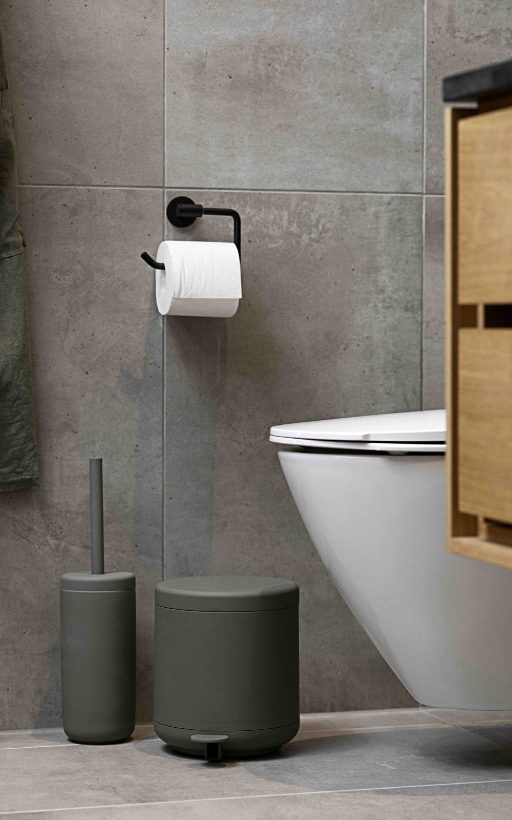 ZONE DENMARK Modern Elegance Nova Bathroom Bin, Cosmetic Bin, and Waste Bin - Sleek Design for Stylish Bathrooms and Efficient Waste Management