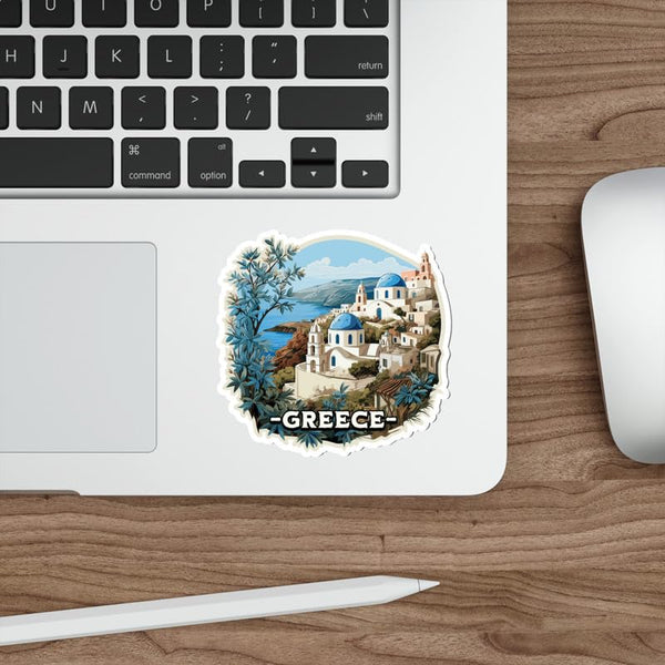 Greece Sticker Window Travel Decal Vinyl Small Waterproof 4".