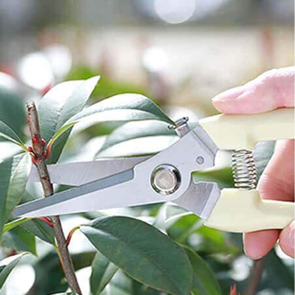 MEPEREZ garden scissors, pruning shears for gardening, lightweight plant clippers, for hedge, bonsai, floral, small stem, orchard and vegetable, 1 pack.