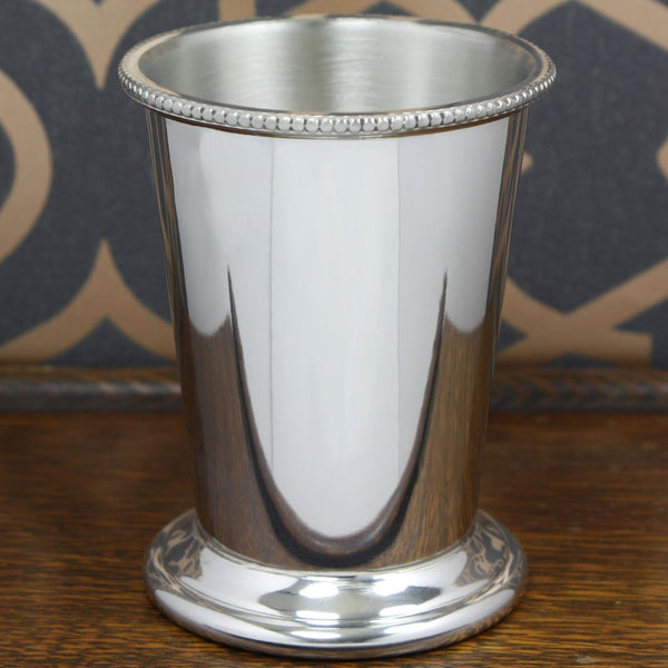 English Pewter Company 10oz Beaded Fine Quality Pewter Mint Julep Cup [BAR201].