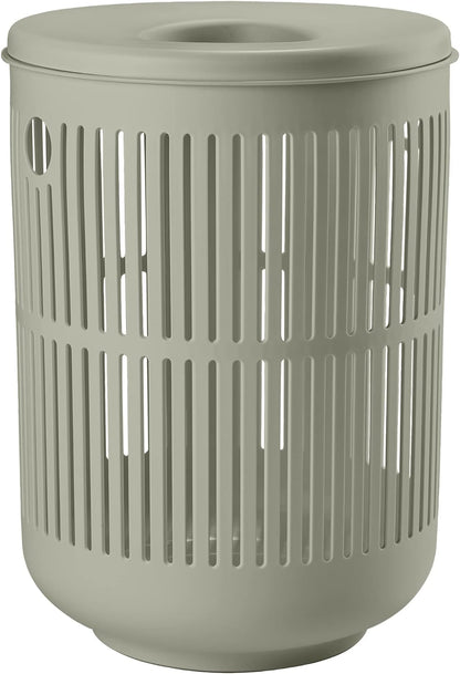 Zone Denmark Laundry Basket - Elevate Your Laundry Routine with Style and Functionality, Eucalyptus Plus 16.14x16.14x21.65 inches