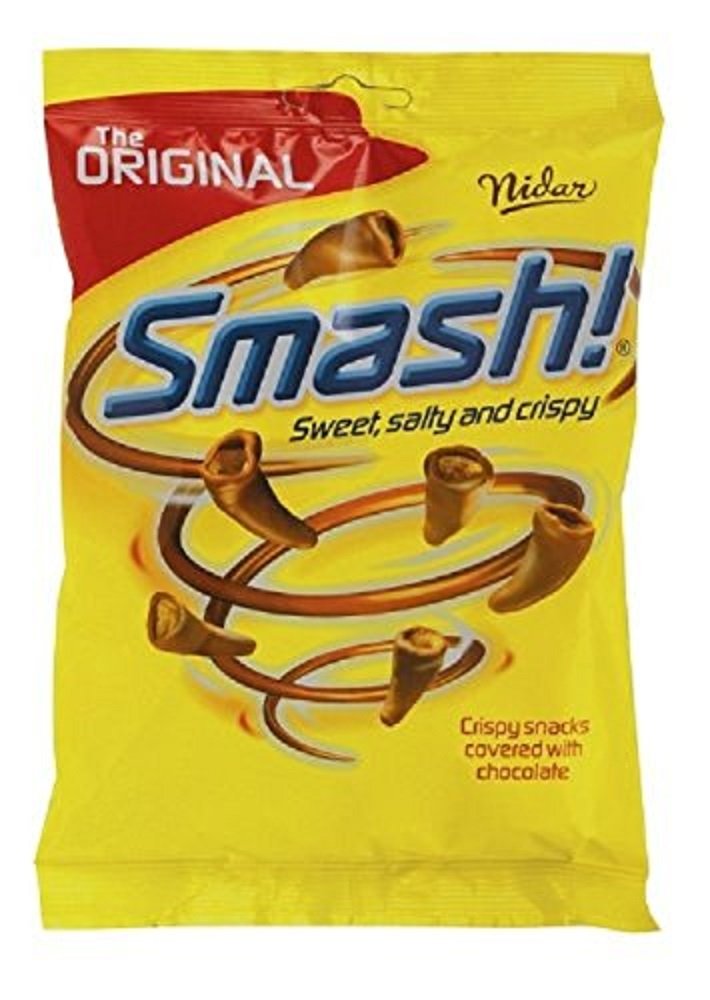 Nidar Smash - Original - Norwegian - Snacks - Milk Chocolate - Candies - Sweets - Bag 100g