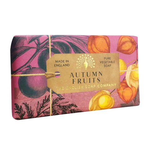 The English Soap Company, Autumn Fruits Soap Bar, Anniversary Collection 200g