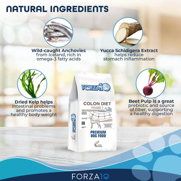 Forza10 Pet Food - Forza10 Active Colon Support Diet Phase 1 Dry Dog Food - The European Gift Store