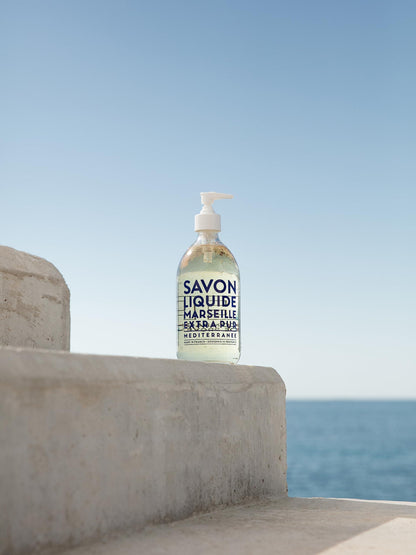 Compagnie de Provence Savon de Marseille Extra Pure Liquid Soap - Mediterranean Sea - 33.8 fl oz Plastic Bottle Refill