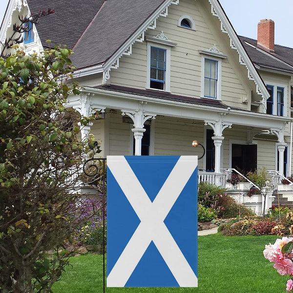 Scotland Garden Flags 12 x 18 Inches Double Sided Vivid Color and Fade Proof.