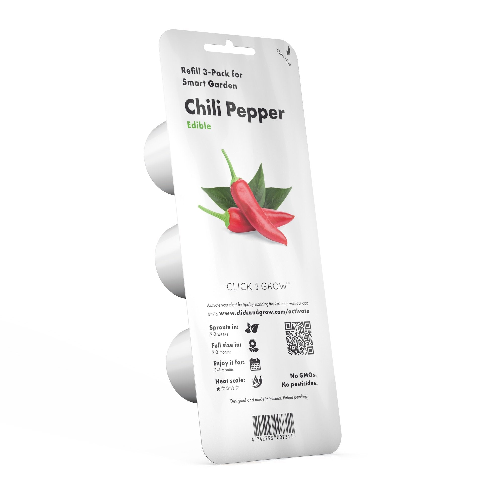 Click and Grow Chili Pepper Plant Pods, 3-pack