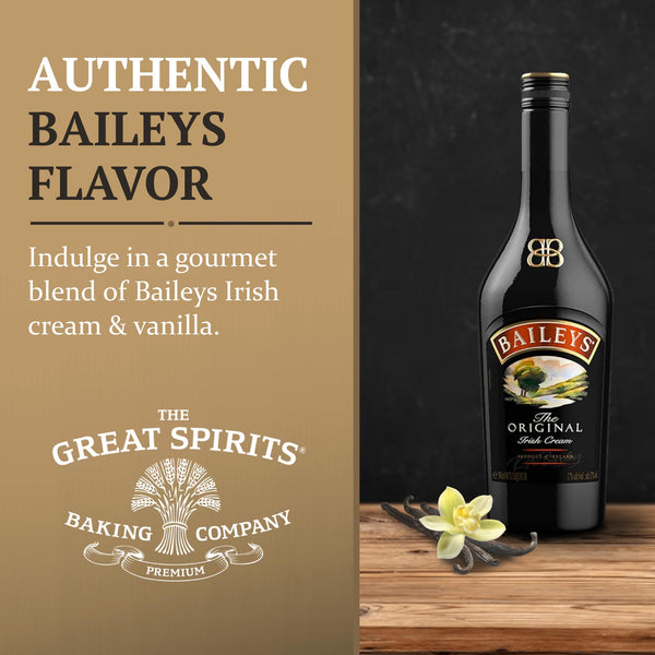 Baileys Irish Cream Loaf Cake, 10 oz, Authentic Whiskey-Infused Dessert, Ready-to-Serve, Certified Kosher Dairy
