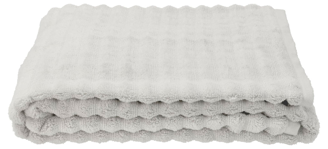 Zone Denmark Inu Beach Towel - Luxurious Quick Dry Bath Towel and Sauna Towel in Extra Large Size, Crafted from 100% Cotton for Ultimate Comfort and Absorbency (Soft Grey)