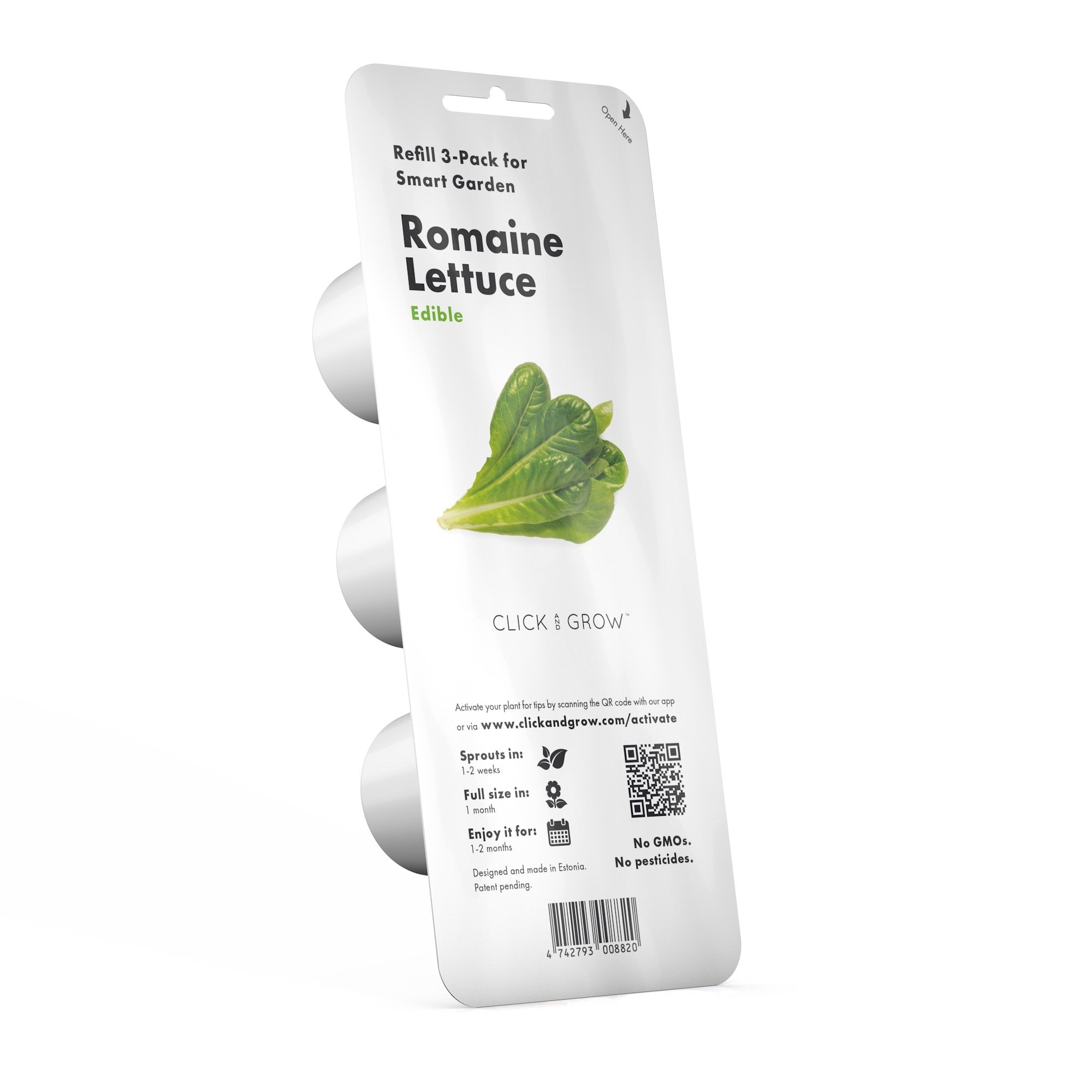 Click and Grow Smart Garden Romaine Lettuce Plant Pods, 3-Pack