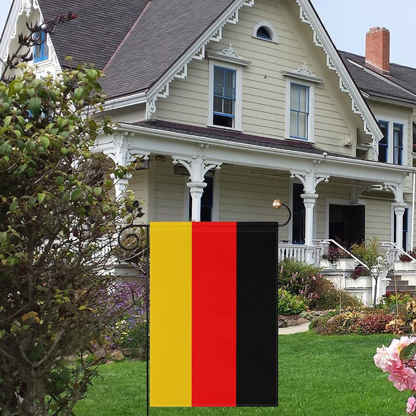 Germany Garden Flags 12 x 18 Inches Double Sided Vivid Color and Fade Proof.