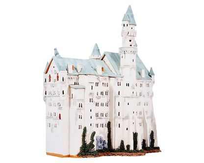 Midene Ceramic Art Tealight Candle Holder Room Decoration Handcrafted Collectible Miniature Light House Neuschwanstein Castle in Southwest Bavaria, Germany F228N* Set