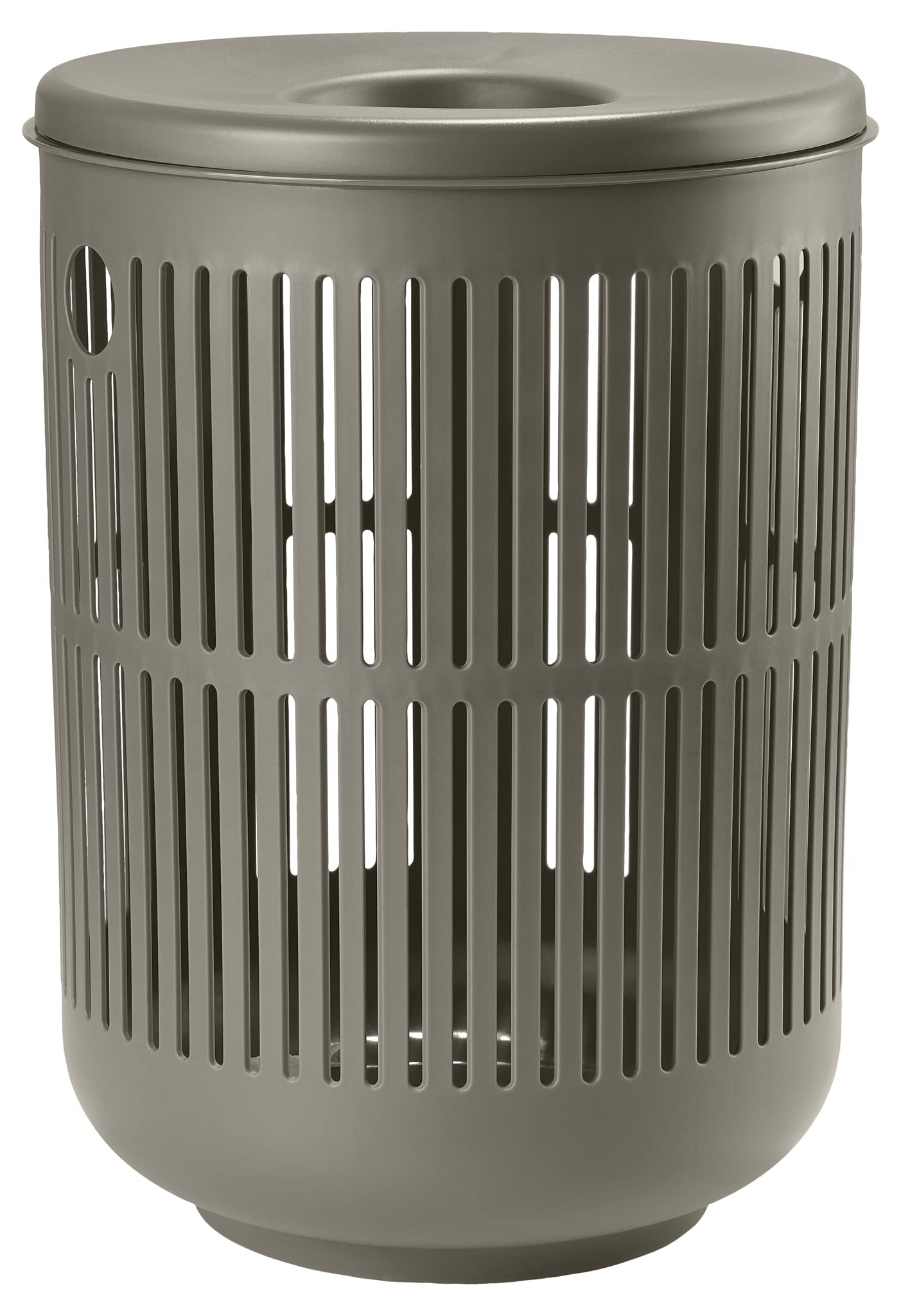 Zone Denmark Laundry Basket - Elevate Your Laundry Routine with Style and Functionality, Grey 16.14x16.14x21.65 inches