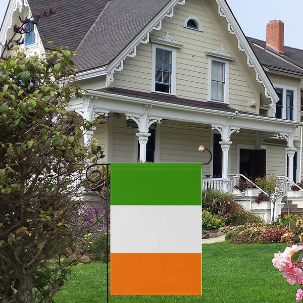 Ireland Garden Flags 12 x 18 Inches Double Sided Vivid Color and Fade Proof.