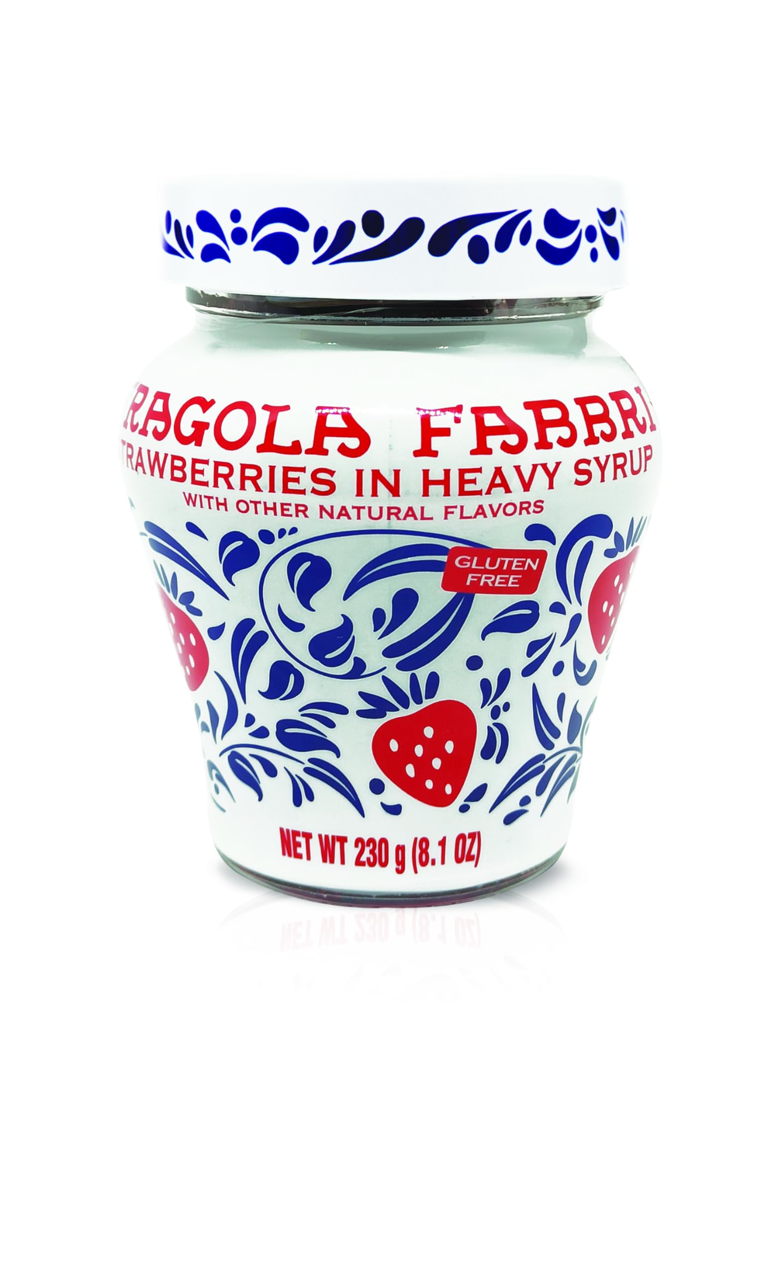 Fabbri Strawberries in Syrup, 8 ounce